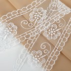 Кружево на сетке, 50 мм, 11±1 м, белое - Фото 2