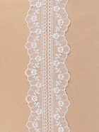 Кружево на сетке, 40 мм, 11±1 м, айвори - Фото 2