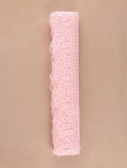 Кружево на сетке, 40 мм, 11±1 м, нежно-розовое - Фото 4