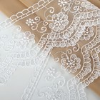 Кружево на сетке, 85 мм, 11±1 м, белое - Фото 2