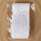 Кружево на сетке, 85 мм, 11±1 м, белое - Фото 3