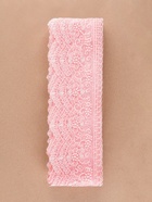 Кружево на сетке, 85 мм, 11±1 м, нежно-розовое - Фото 4