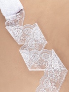 Кружево на сетке, 105 мм, 11±1 м, белое - Фото 2