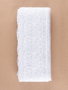 Кружево на сетке, 105 мм, 11±1 м, белое - Фото 4