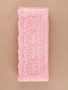 Кружево на сетке, 105 мм, 11±1 м, нежно-розовое - Фото 4
