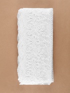 Кружево на сетке, 110 мм, 11±1 м, белое 9597918