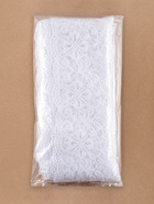 Кружево на сетке, 110 мм, 11±1 м, белое 9597918