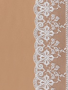 Кружево на сетке, 110 мм, 11±1 м, айвори - Фото 2