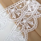 Кружево на сетке, 55 мм, 11±1 м, белое - Фото 2