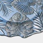 Тарелка подстановочная «Арабис», d=33 см, стекло, голубая - Фото 7