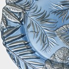 Тарелка подстановочная «Арабис», d=33 см, стекло, голубая - Фото 8