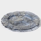 Тарелка «Арабис», d=28 см, стекло, голубая - Фото 3