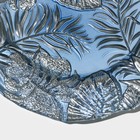 Тарелка «Арабис», d=21.5 см, стекло, голубая - Фото 7