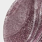 Тарелка подстановочная «Драхна», d=33 см, стекло, бордовая - Фото 8