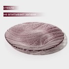 Тарелка «Драхна», d=21 см, стекло, бордовая - Фото 2