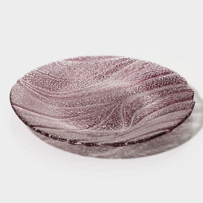 Тарелка десертная "Драхна" 21 см, цвет бордовый