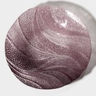 Салатник «Драхна», d=33 см, стекло, бордовый - Фото 3