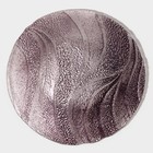 Тарелка «Драхна», d=21 см, стекло, бордовая - Фото 4