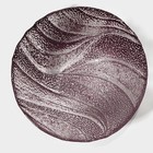 Салатник «Драхна», d=15 см, стекло, бордовый - Фото 3