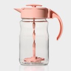 Кувшин для воды стеклянный для смешивания с венчиком Renga «Спиро», 1,6 л, 11,2×23,5 см, цвет розовый - Фото 2