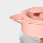 Кувшин для смешивания с венчиком Renga «Спиро», 1.6 л, 11.2×23.5 см, стекло, розовый - Фото 5