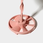 Кувшин стеклянный для смешивания с венчиком Renga «Спиро», 1,6 л, цвет розовый - фото 4420075