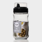 Бутылка для соуса и масла Renga «Лекса», 370 мл, с крышкой, стекло, прозрачная - Фото 9