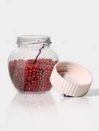 Банка для сыпучих Renga Strawberry, 210 мл, с крышкой и ложкой, стекло - Фото 2