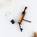 Подарочный набор: Штопор для бутылки вина и пробка на подложке «Сними стресс», 12,3 х 19,9 см - Фото 3