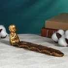 Подставка для благовоний "Маленький Будда" золото - фото 9045687