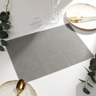 Салфетка на стол Доляна, цв.темное серебро, 45*30см - Фото 2