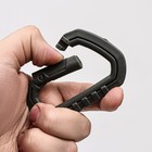 Карабин тактический, пластик, нагрузка: 80 кг, 8.5 см - Фото 2