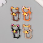 Карабин металл "Кошечка с бантиком" МИКС 3,7х2,1 см 10227554