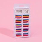 Накладные ногти «Сolorful», 100 шт, форма балерина, в контейнере, разноцветные - фото 9045905