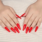 Накладные ногти «Яркость», 100 шт, форма балерина, в контейнере, разноцветные - фото 30771651