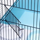 Клетка для шиншиллы «Пижон» №10, разборная, 58×40×88, бирюзовая - Фото 11