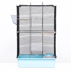 Клетка для шиншиллы «Пижон» №10, разборная, 58×40×88, бирюзовая - Фото 7