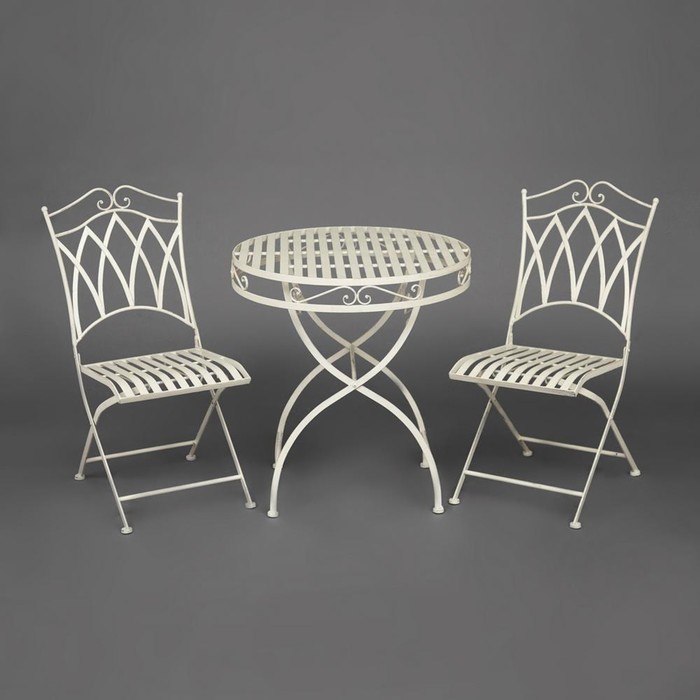 Комплект садовой мебели: стол + 2 стула Secret de Maison PALLADIO, PL08-8668/8669 - Фото 1
