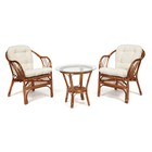 Комплект садовой мебели: " NEW BOGOTA ", 2 кресла + стол, с подушками - фото 301860387