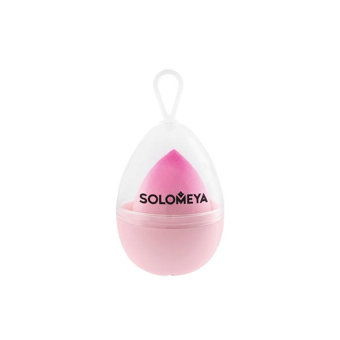 Спонж для макияжа Solomeya, со срезом, розовый градиент - Фото 1