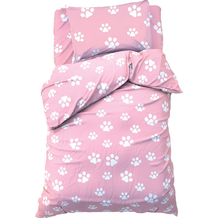 Комплект постельного белья  "Этель" 1,5 сп Pink cat 143х215 см, 150х214 см, 50х70 см -1 шт, 100% хл, бязь - фото 1905142320