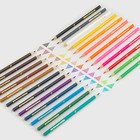 Карандаши цветные 24 цвета, Мульти-Пульти "Чебурашка", трехгранные, заточенные, металлический пенал - фото 23695021