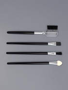 Набор кистей для макияжа SMOKY, 4 шт., чёрная - Фото 3