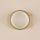 Кастрюля SL Home, 750 мл, d=14 см, h=7 см, на деревянной подставке, эмалированное покрытие, индукция, чугун, бежевая - Фото 5