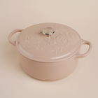 Кастрюля SL Home, 4.2 л, d=24.5 см, h=11 см, с эмалированным покрытием, чугун, бежевая - Фото 3