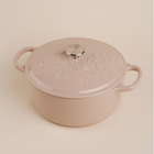 Кастрюля SL Home, 6 л, d=28 см, h=12.5 см, индукция, с эмалированным покрытием, чугун, бежевая - Фото 4