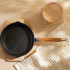 Сковорода на деревянной подставке SL Home, d=20, h=4 см, чугун, индукция, чёрная - Фото 7