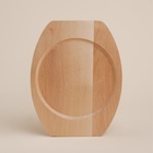 Сковорода SL Home, d=25, h=4.4 см, на деревянной подставке, индукция, чугун, чёрная - Фото 5