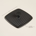 Крышка - пресс SL Home, 23×23×5.5 см, чугун, чёрная - Фото 2