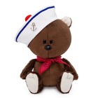 Мягкая игрушка «Медведь Федот», в морском берете с якорем, 15 см - фото 321086736